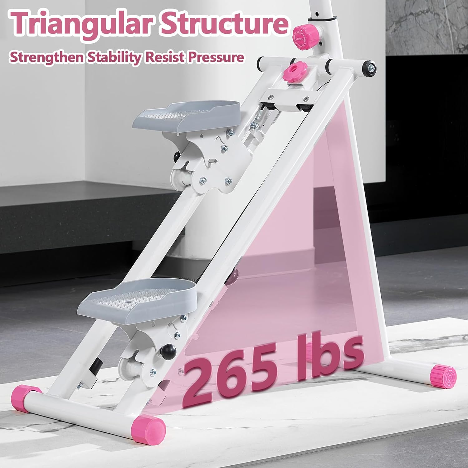 Stair Stepper for Home,Vertical Climber Workout Machine,Stair Stepper with Handlebar for Full-Body Exercise Stair Stepper with Stable Frame Adjustable Handlebar - Image 4