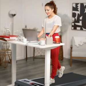Walking Pad with Incline, Under Desk Treadmills for Home, 320lbs Weight Capacity, 29lbs Lightweight, Walking Jogging Running, Easy to Move, Upright/Under Bed Sofa Placed, Space Saver
