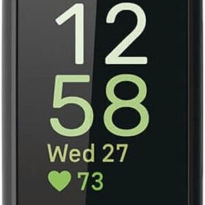 Fitbit Inspire 3 Health &-Fitness-Tracker with Stress Management, Workout Intensity, Sleep Tracking, 24/7 Heart Rate and more, Midnight Zen/Black One Size (S & L Bands Included)