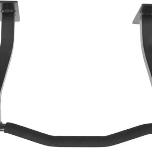 Ceiling Mount Pull Up Bar with Reversible Risers for 16 and 24 Inch Joists with Optimum Grip Spacing by Ultimate Body Press