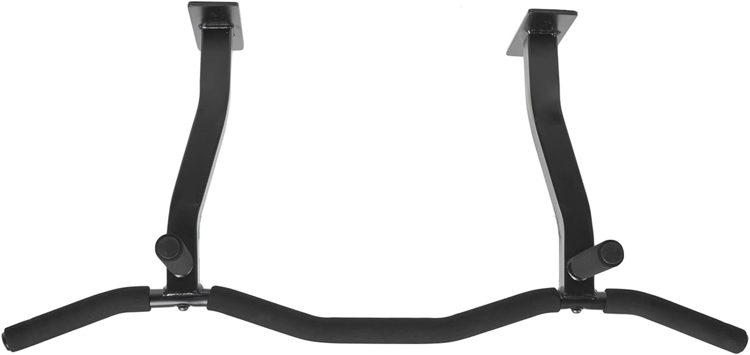 Ceiling Mount Pull Up Bar with Reversible Risers for 16 and 24 Inch Joists with Optimum Grip Spacing by Ultimate Body Press - Image 2