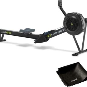 Concept2 Model D Upgraded New Rowing Machine Indoor Rowing Machine for Exercise Control Your Workout Intensity with PM5 Performance Monitor and Bundled with HogoR Cleaning Cloth