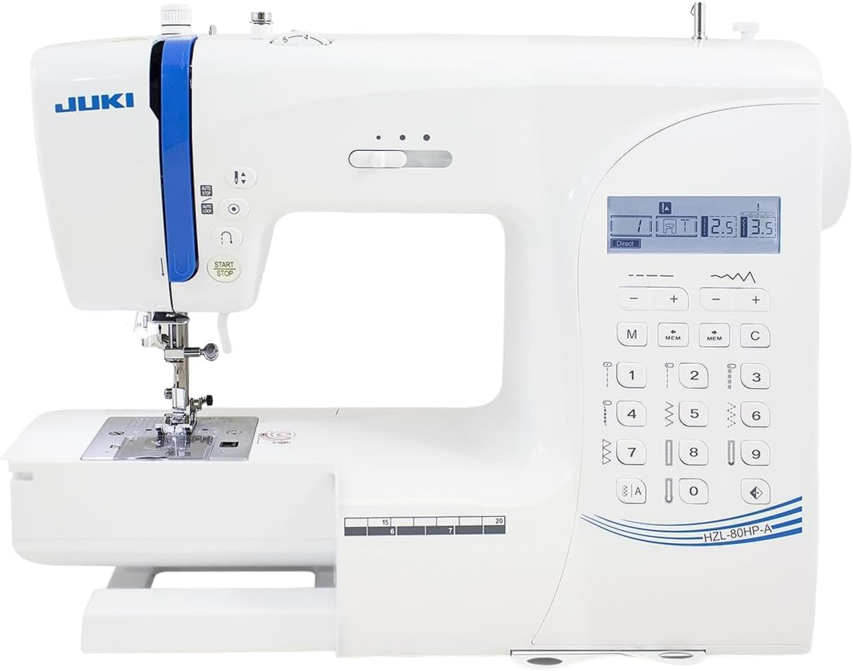 Juki HZL-80HP Sewing Machine with Automatic Needle Threader and Automatic One Step Buttonholing, Comes with a Hard-Shell Carrying Case - Image 2