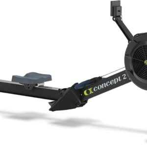 Concept2 RowErg Model D Indoor Rowing Machine – PM5 Monitor, Device Holder, Adjustable Air Resistance, Easy Storage with FitXion Seat Cushion