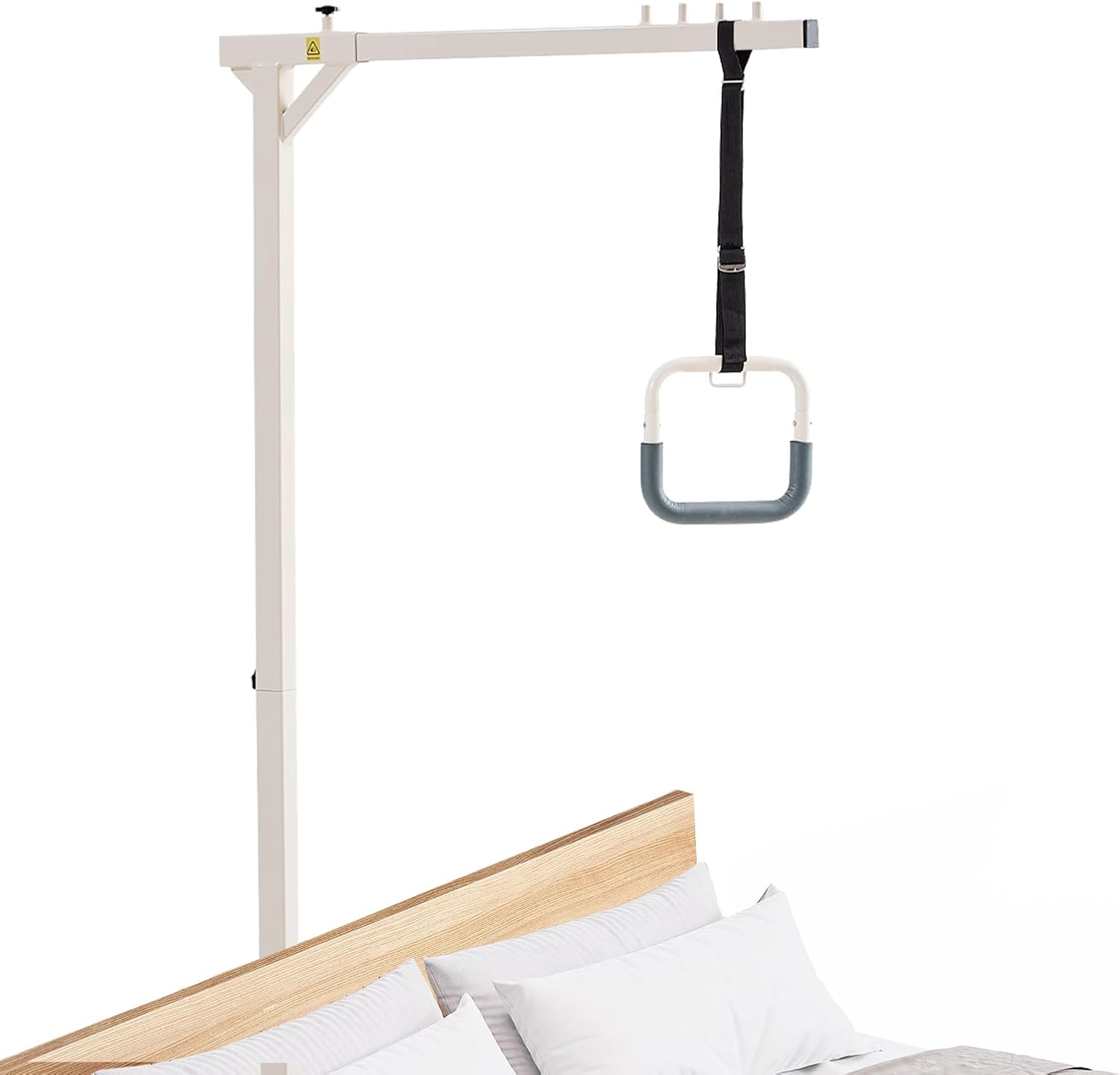 VEVOR Trapeze Bar for Bed Mobility, Heavy-Duty Steel Free Standing Trapeze Bar 250 LBS Weight Capacity, Hospital Bed Pull Up Assist for Elderly & Disabled, Ideal for Hospitals, Nursing Home, Home Care - Image 9