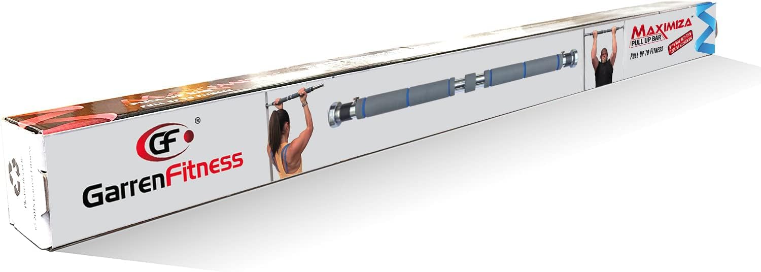 Garren Fitness Maximiza Pull Up Bar for Doorway - 27 to 39 Inches Adjustable Width Pullup Bar/Chin up Bar with 3 Sets of Screw-in Heavy-Duty Door-Mounts - Image 7