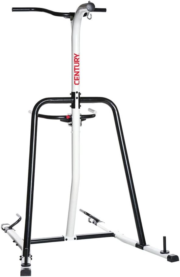 Century Fitness Training Station One Size Fits Most, Upper Body, Martial Arts, Bolt for Heavy Hanging Bag, Pull Up Bars, Dip Handles, Push Up Handles, Holds Up to a 100lb Bag