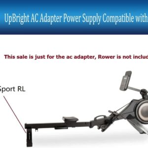 UpBright AC/DC Adapter Compatible with Pro-Form Sport RL Folding Smart Rower iFit Fitness ICON Gym & Training Rowing Machine ProForm Power Supply Cord Cable Battery Charger PSU