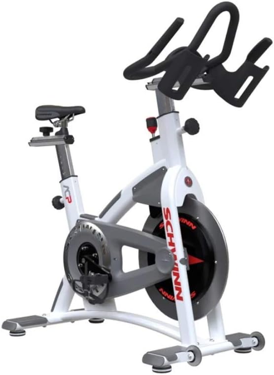 Schwinn AC Performance Plus Indoor Bike with Carbon Blue Belt Drive and Morse Taper - White - Image 3