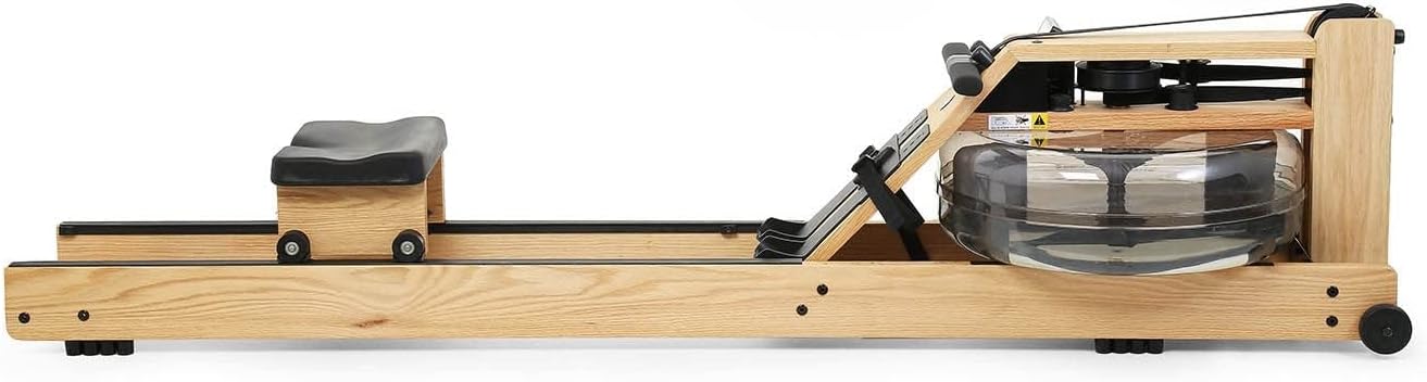 WaterRower Oak Rowing Machine with S4 Monitor | USA Made Water Rower | Original Handcrafted Erg Row Machine for Home Use & Gym