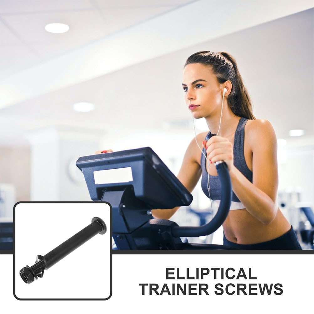 Elliptical Trainer Parts 2pcs Steel Fixation Screws Rolled Steel Screws for Sturdy Fitness Equipment - Image 2