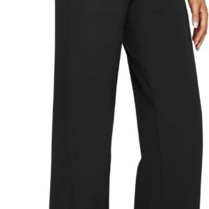 G4Free Yoga Pants Women Wide Leg Pants with Pockets High Waist Stretch Dress Casual Sweatpants Petite/Regular/Tall