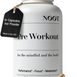 Natural Pre Workout Pills for Men and Women – Energy Pills, Pre Work Out, Clean Gym Supplements, Fitness Supplements, Stimulant, Metabolism & Energy Booster Pump 60 Capsules, 1 Month Supply