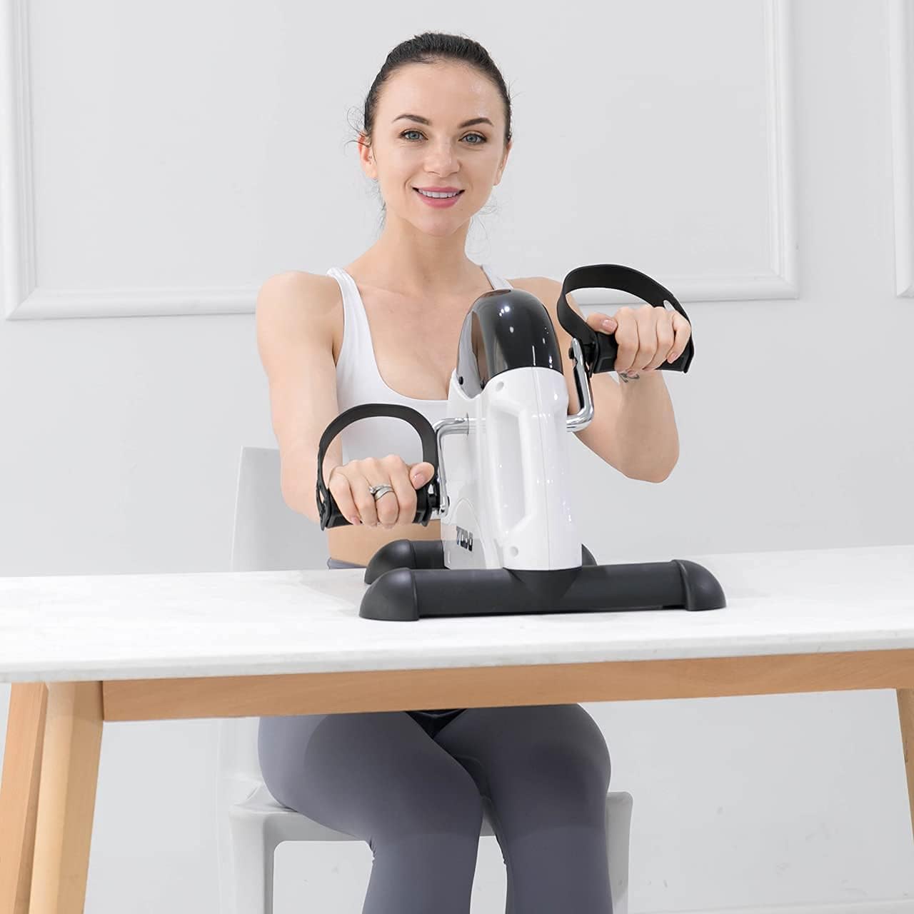 Mini Exercise Bike TODO Pedal Exerciser Foot Peddler Portable Therapy Bicycle with Digital Monitor - Image 7