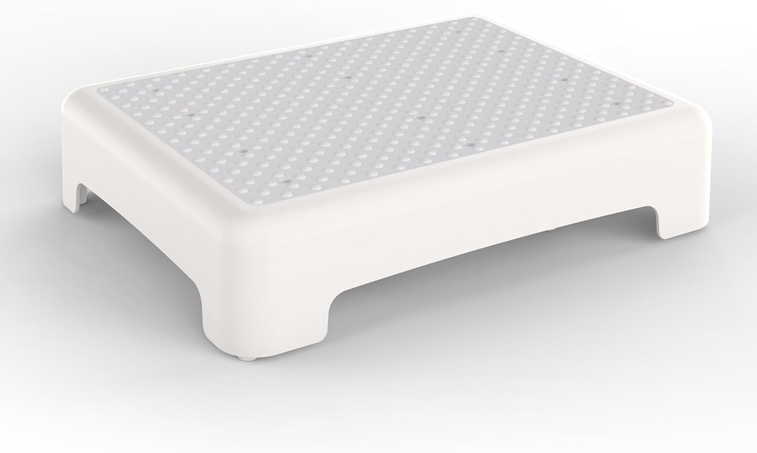 HBTower Step Stool, Mobility Step Stool for Adults & Seniors, Non-Slip Step Platform Indoor and Outdoor, Portable Step Riser, Safety Step for Car, Bedside, Office, Shower, Stairs, White - Image 2