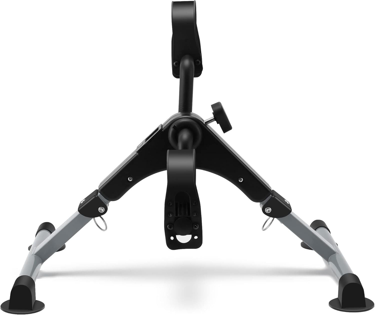 Folding Exercise Bike Pedal Exerciser Portable Desk Bike with LCD Display for Arms and Legs Workout - Image 2