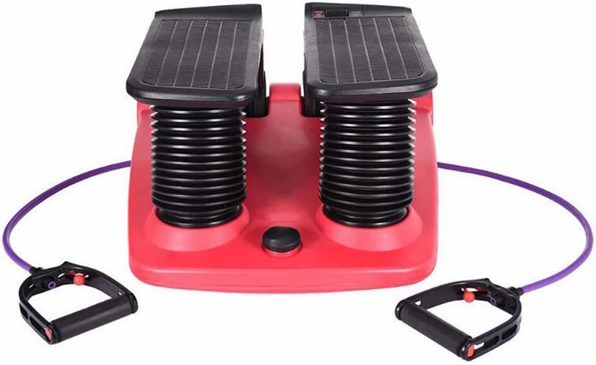 Stepper Climber Fitness Machine, Air Stair Climber Stepper Machine, Cardio Training Step Climber Machine Adjustable Fitness Exercise Machine Resistance Bands, Comfortable Foot Pedals - Image 5
