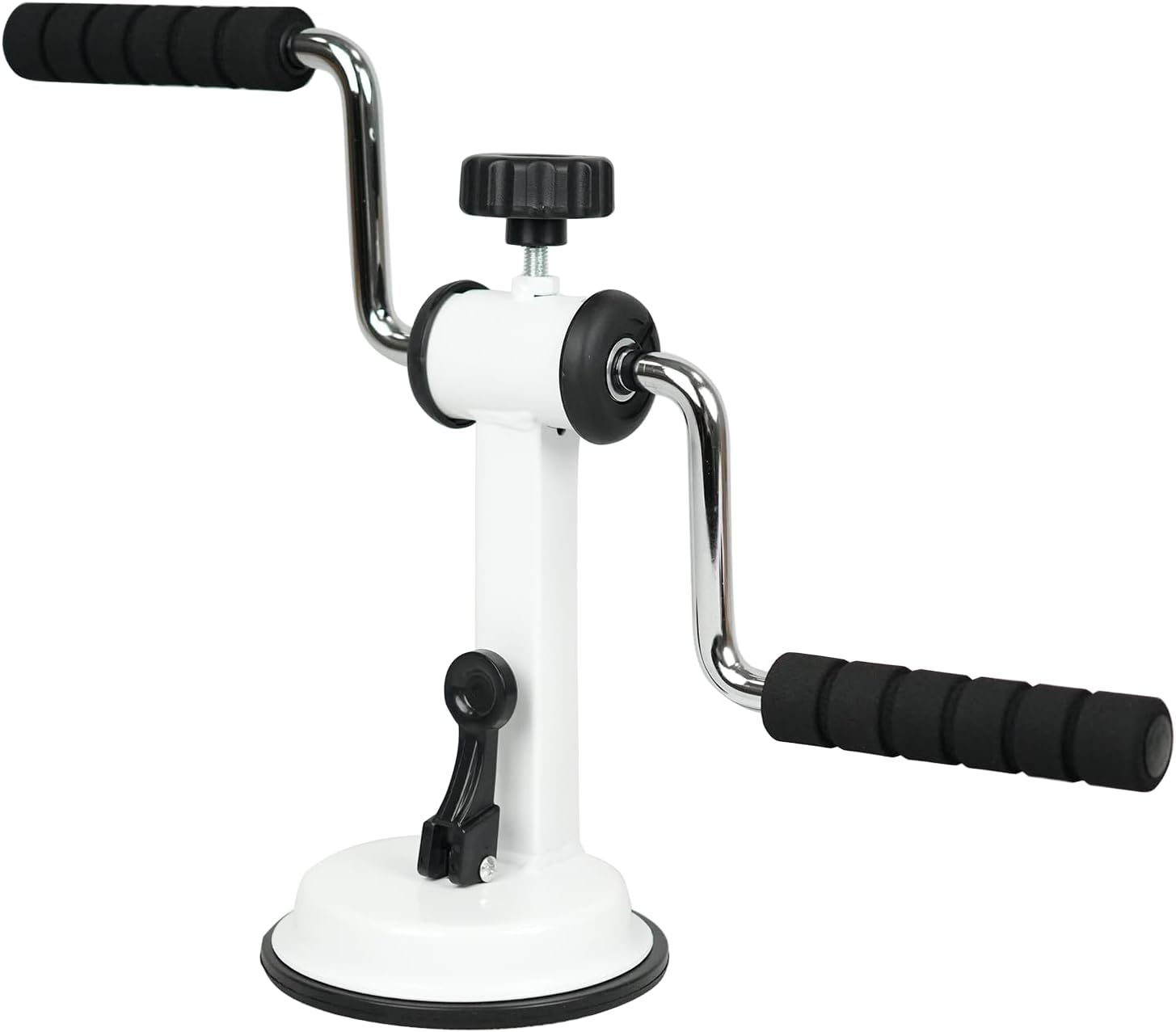 Arm Bike for Physical Exercise, Home Fitness Equipment for Seniors, Compact Arm Exerciser with Strong Suction & Adjustable Resistance for Dormitory and Renting House