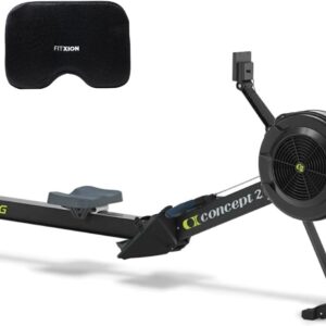 Concept2 RowErg Model D Indoor Rowing Machine – PM5 Monitor, Device Holder, Adjustable Air Resistance, Easy Storage with FitXion Seat Cushion