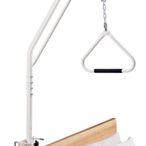 VEVOR Trapeze Bar for Bed Mobility, Medical Bed Trapeze with Clamps & Metal Chain, 250LBS Weight Capacity Beds Pull Up Assist for Elderly & Disabled, Ideal for Home Care, Hospitals, Nursing Homes