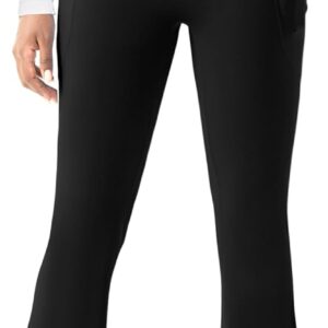 Womens Yoga Pants with Pockets High Waisted Flare Leggings Bell Bottom Yoga Dress Pants Seamless Bootcut Pants