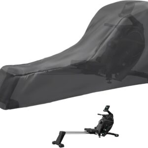 Rowing Machine Cover, Rower Outdoor Cover for Concept 2 Rowing Machine Waterproof Row Machine Cover for Hydrow Rowing Machine, Dustproof Fitness Equipment Protective Cover