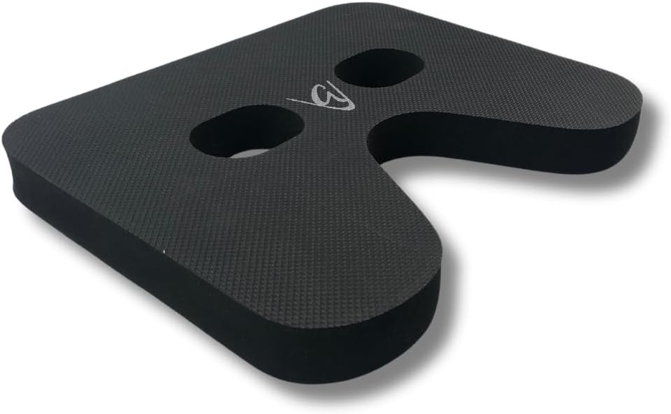 Godfrey Ergo Rowing Machine Seat Cushion - Anti-Slip Neoprene Rower Pad with Textured Rubber Surface for Concept2 Models, Water Rower, Recline Bikes, Peloton, Rowing Boats