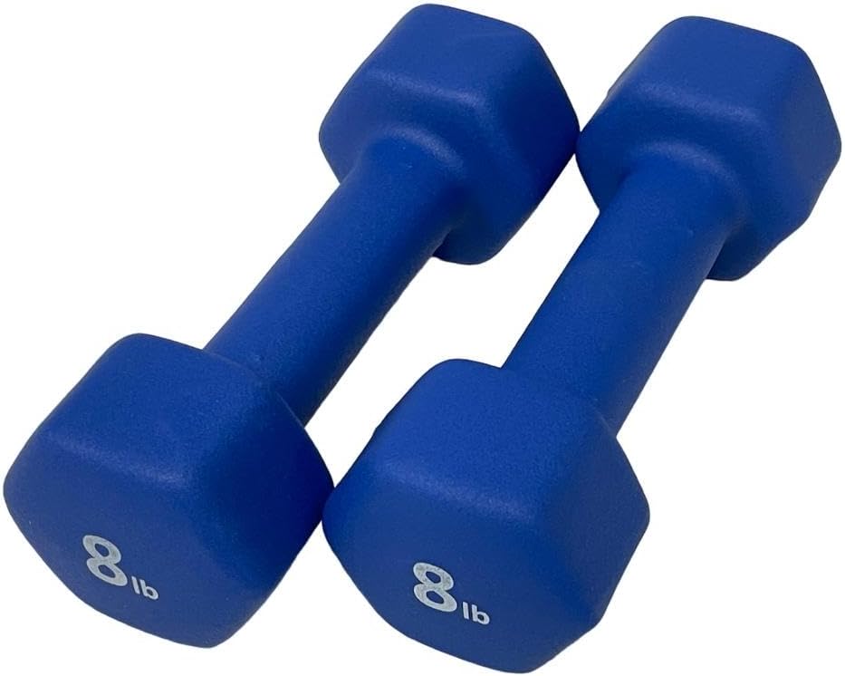 Neoprene Coated Dumbbell Hand Weight Set - Image 3