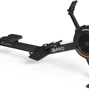 GMWD Air Rowing Machines for Home, 10-Level Adjustable Resistance Professional Rower Machine with Performance Monitor, Ergonomic Comfort Seat, Device Holder & Easy Storage, Lava Flow Series