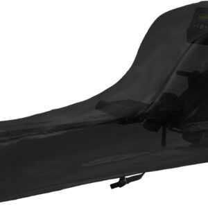 Rowing Machine Cover Concept 2 Rower Accessories Waterproof Dustproof Fitness Equipment Cover Fit for Concept 2 Rowing Machine 95″ L x 24″ W x 40″ H Black