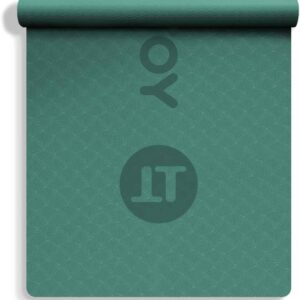 YOTTOY Yoga Mat, 72″x 32″x1/3″ Extra Wide Non-Slip Exercise Fitness Yoga Mats,Eco-Friendly TPE Exercise Mats for Women Men Home Workout with Strap Bag