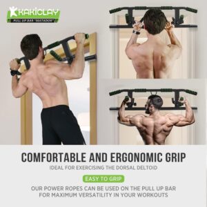 2025 Upgrade Multi-Grip Pull Up Bar with Smart Larger Hooks Technology – USA Original Patent, Designed, Shipped, Warranty