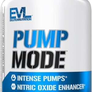 Evlution Nutrition PumpMode – Nitric Oxide Supplement – Non Stimulant Supplement with Arginine Betaine and Pine Bark for Maximum Pumps and Performance – Gluten Free Pre Workout Supplement