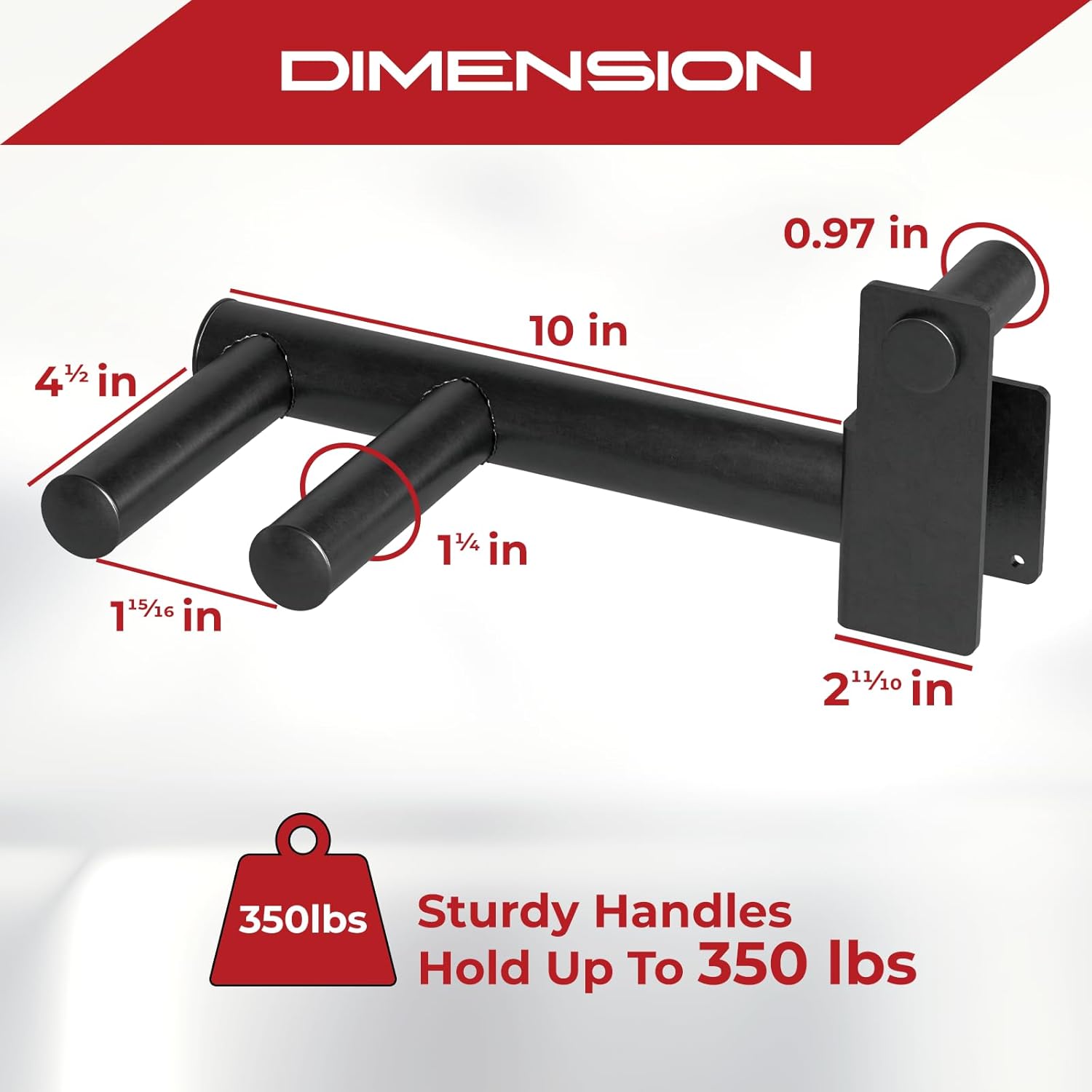 Yes4All Power Rack J-Hooks & Attachments – Heavy Duty Barbell Holders Compatible with 2x2 & 3x3 Power Racks for Home Gym - Image 4