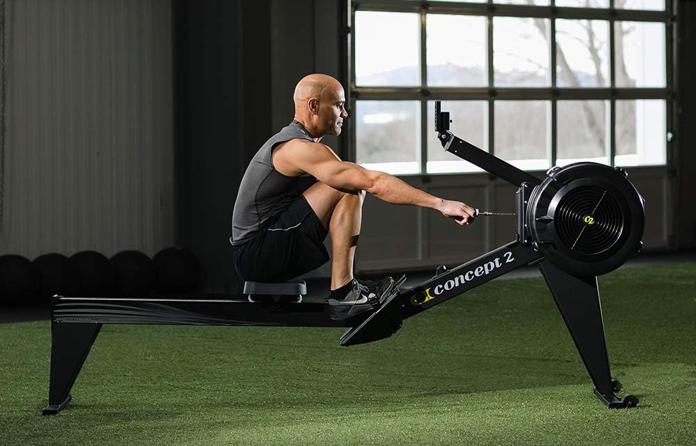 Concept2 RowErg Indoor Rowing Machine with Tall Legs - PM5 Monitor, Device Holder, Adjustable Air Resistance, Easy Storage - Image 2