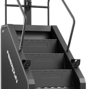 FEIERDUN Stair Climber, Commercial Grade Stair Stepper with LCD Screen, Stepmill Exercise Machine with 15 Speed Levels for Cardio and Lower Body Workouts, 660LBS Capacity, 24-164 Steps/Minute