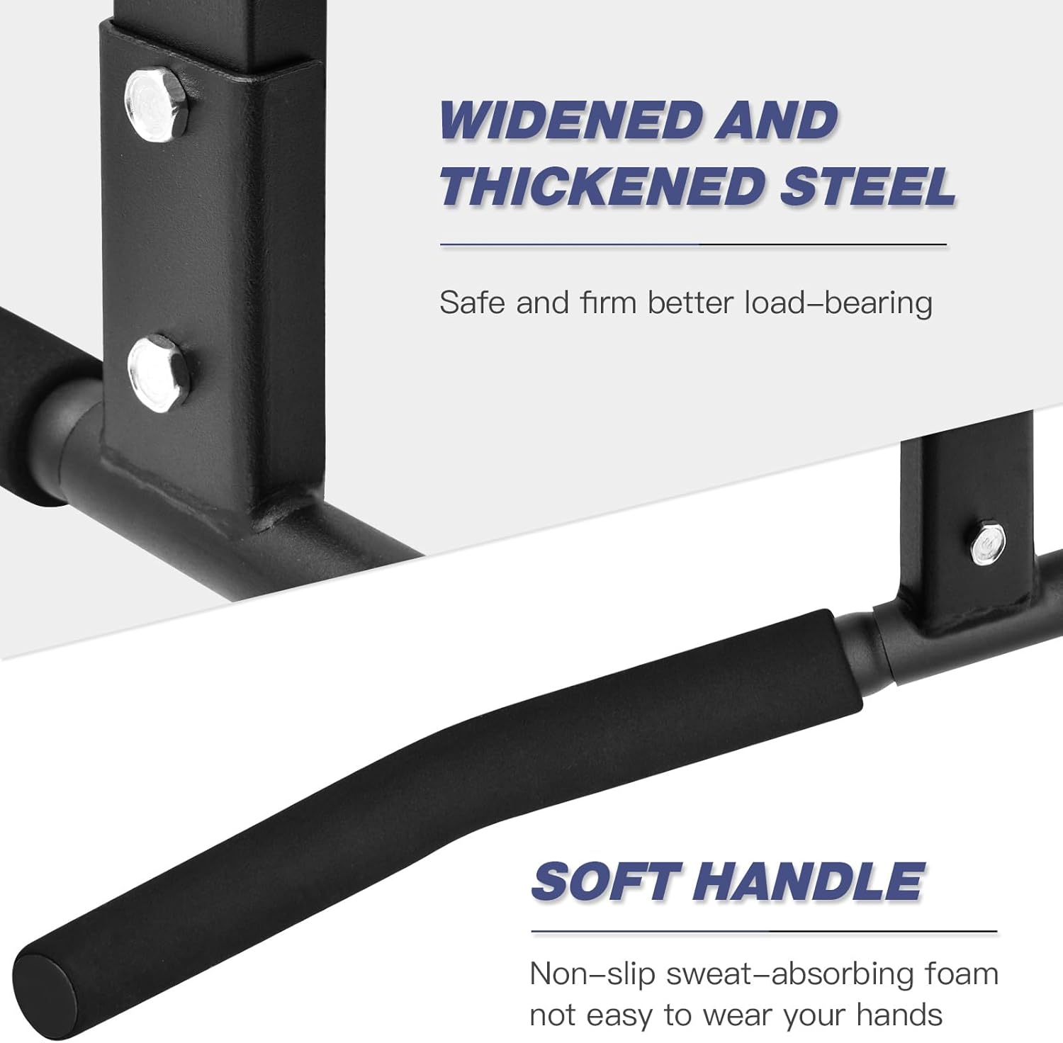 ATENTO Pull Up Bar, Chin Up Bars Ceiling Mount, Workout for Home Gym, Beam, Crossfit - Heavy-Duty, Foam Grip, Easy installation - Image 5