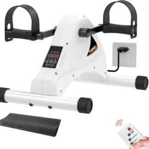TODO Motorized Pedal Exerciser Mini Exercise Bikes, Under Desk Bike Peddler Exerciser for Seniors Rehab and Arm Leg Physical Therapy