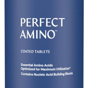 BodyHealth PerfectAmino (300 ct) Easy to Swallow Tablets, Essential Amino Acids Supplement with BCAAs, Vegan Protein for Pre/Post Workout & Muscle Recovery with Lysine, Tryptophan, Leucine, Methionine