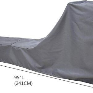 Fitness Equipment Cover – Protective Dustproof Waterproof & Water-Resistant Stationary Fabric for Indoor/Outdoor Use, Gray