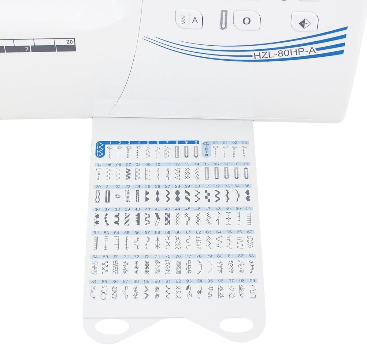 Juki HZL-80HP Sewing Machine with Automatic Needle Threader and Automatic One Step Buttonholing, Comes with a Hard-Shell Carrying Case - Image 4