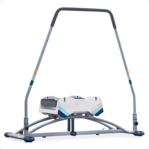 Aeroski Ski Simulator Workout Machine w/ Recoil Spring Resistance, 2 Poles & VR Goggles – Low Impact Elliptical Exercise Equipment for Home and Gym
