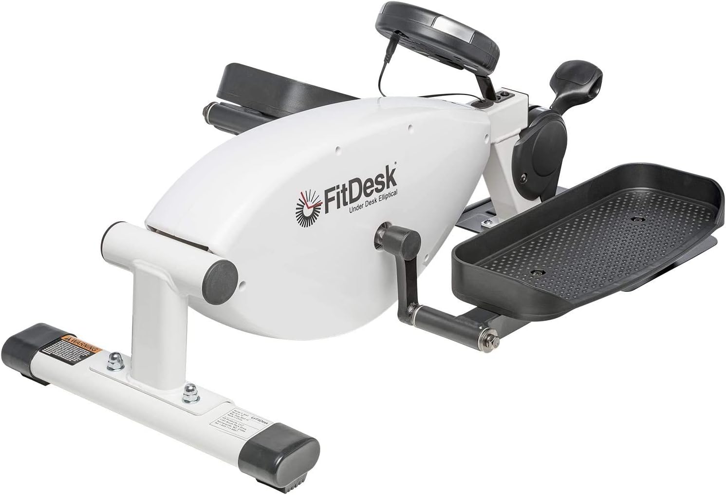 FitDesk Under Desk Bike Exercise Machine, Compact Magnetic Pedal Exerciser, Mini Elliptical, Quiet Seated Cardio Trainer for Home Office Workouts, Adjustable Resistance Bike for Desk Fitness - Image 8