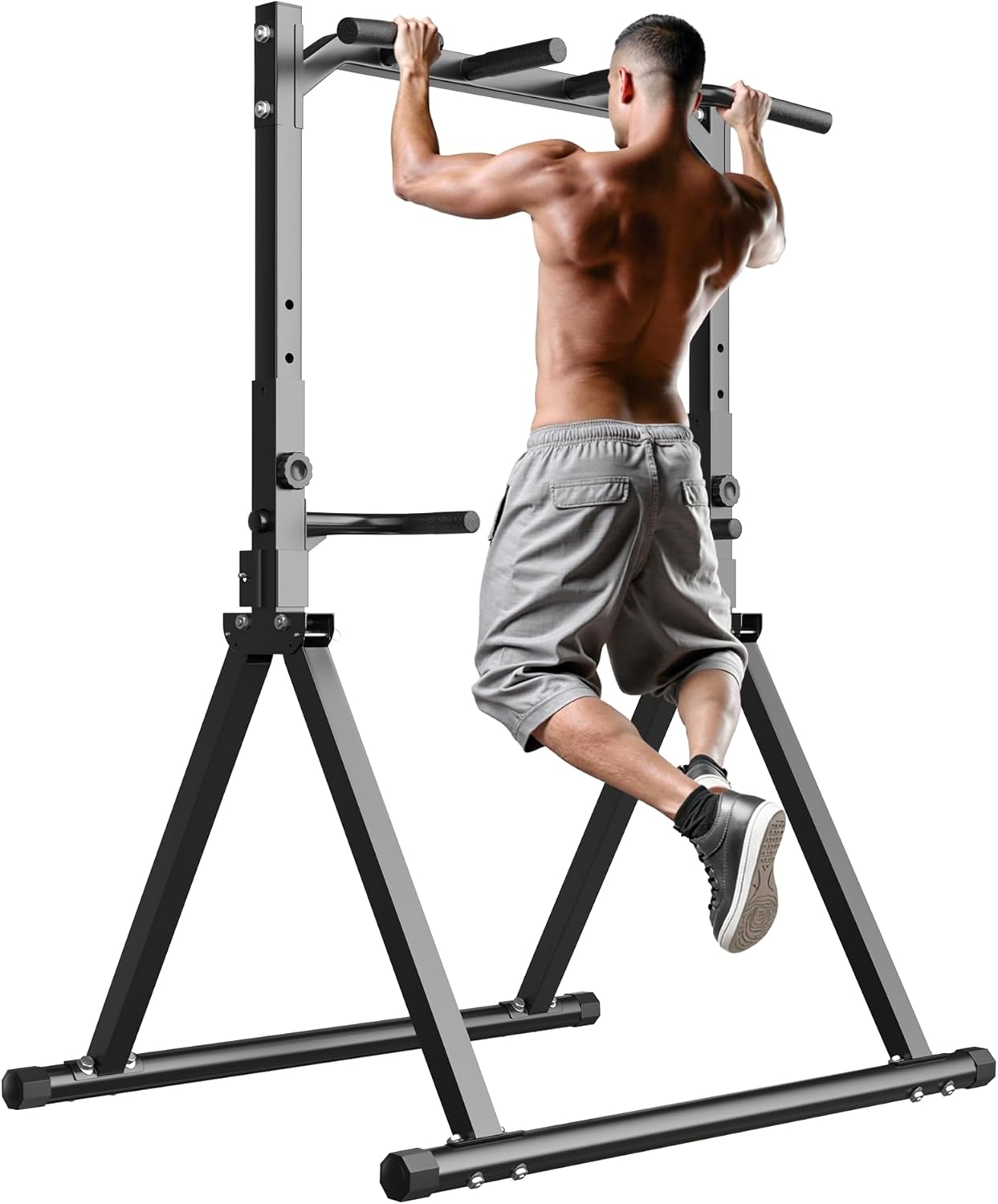 Pull Up Station Pull Up Bar for Home Gym Equipment Dip Station Power Tower Strength Training Fitness Equipment
