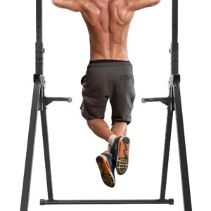 Pull Up Bar, Triangular Pull Up Station with Thickened Pipe Multifunction Adjustable Height Bar Freestanding for Home Gym (Max. Load: 200kg/440.92lbs)