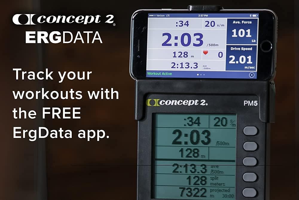 Concept2 Model D Upgraded New Rowing Machine Indoor Rowing Machine for Exercise Control Your Workout Intensity with PM5 Performance Monitor and Bundled with HogoR Cleaning Cloth - Image 8