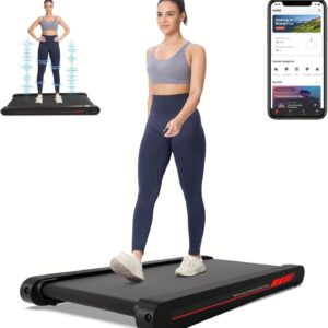 Sperax Walking Pad with APP, 3 in 1 Under Desk Treadmill, 400W Low Noise Walking Vibration Pad with Remote Control,Portable Treadmills for Home Office