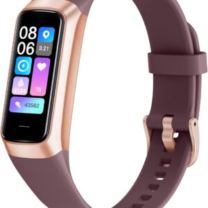 Fitness Tracker with 24/7 Heart Rate, Blood Oxygen Blood Pressure Sleep Monitor, Activity Trackers 5 ATM Waterproof,Step Calorie Counter Pedometer Health Smart Watch for Women Men Bordea