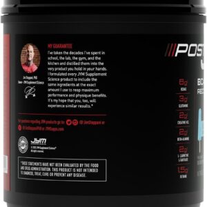 JYM Supplement Science Post JYM Active Matrix Blue Artic Freeze Amino Recovery Powder Pure Creatine HCL, BCAA’s, Glutamine, Carnitine, Betaine, Taurine for Strength, Repair, Performance 30 Servings