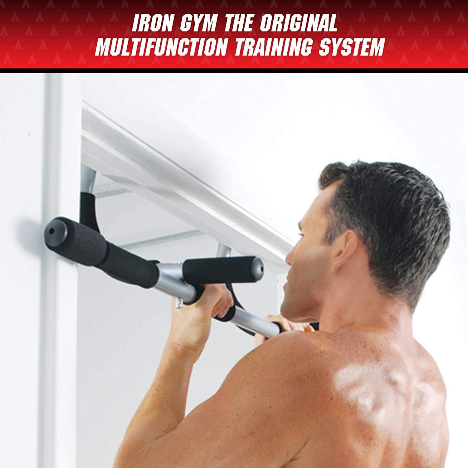 Pull-Up Bar - Total Upper Body Workout Bar for Doorway, Adjustable Width Locking, No Screws Portable Door Frame Horizontal Chin-up Bar, Fitness Exercise - Image 2